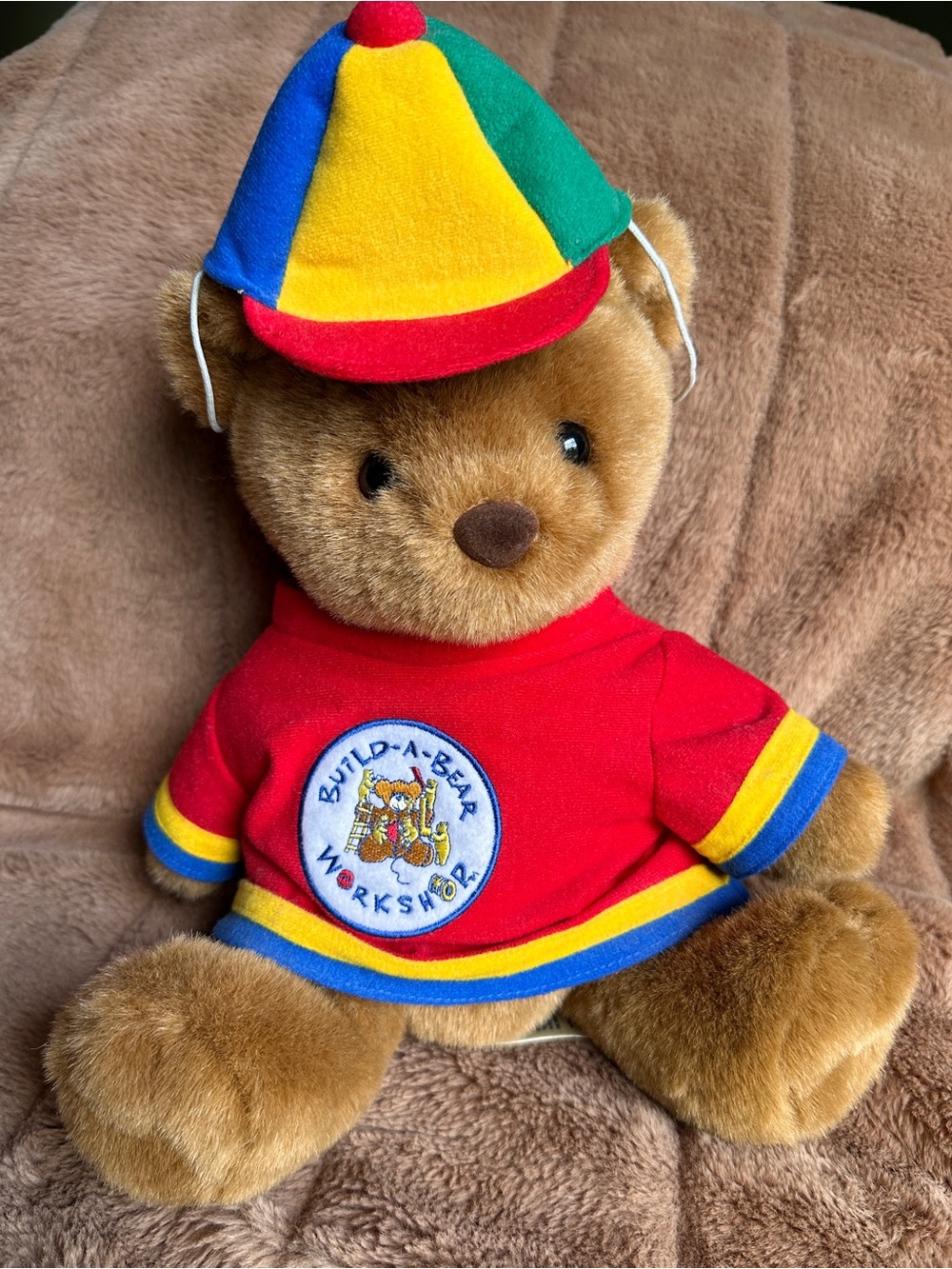 Build-A-Bear Bearemy Bear Plush 12" Academy Shirt Propeller Hat Stuffed Animal